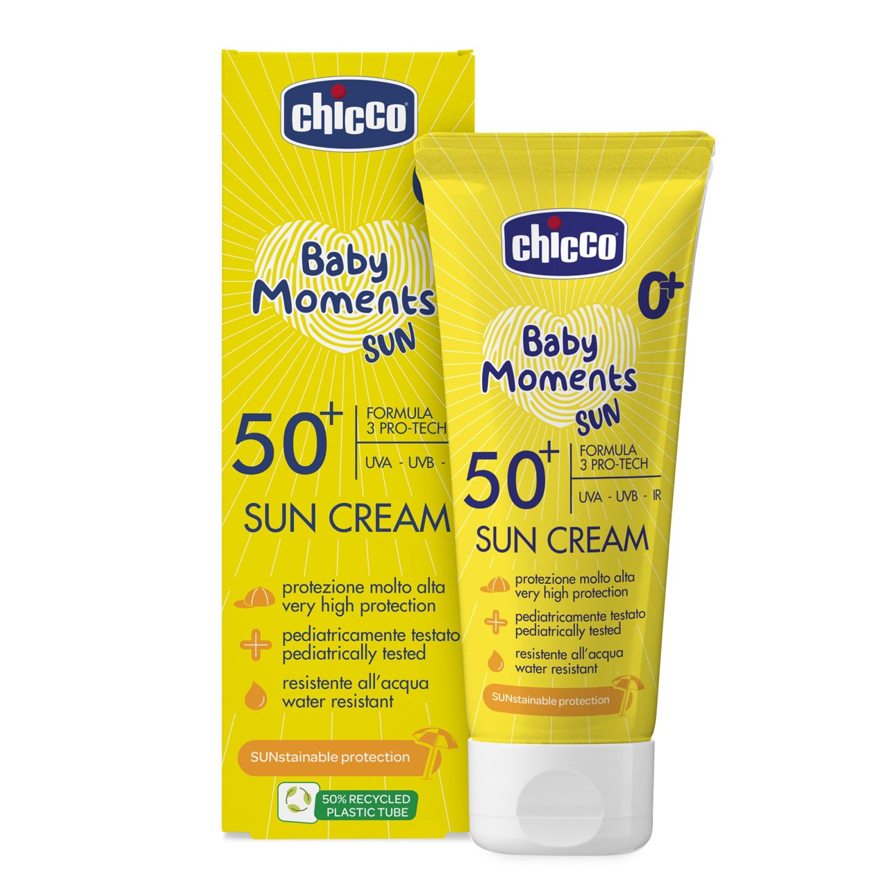 CHICCO Baby Moments SUN CREAM SPF50+ 75ml