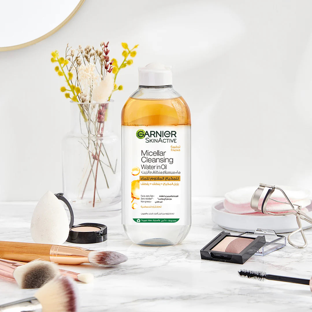 Garnier Micellar Water Oil-Infused Facial Cleanser and Waterproof Makeup Remover (2 sizes)