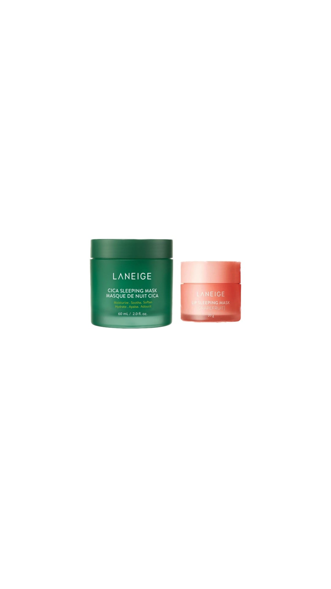 LANEIGE CICA Sleeping Mask + Lip Mask