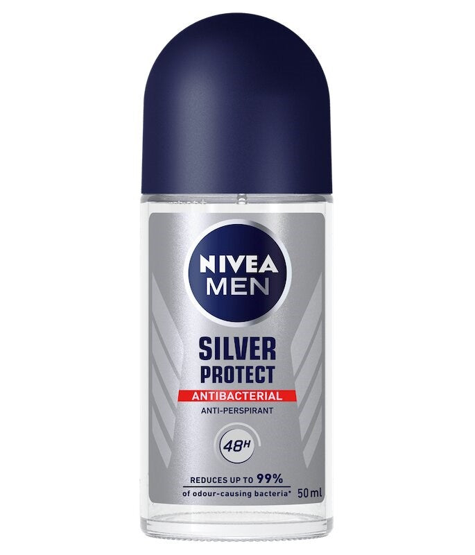 Nivea Men SILVER PROTECT ANTIBACTERIAL 48H Roll-On 50ml