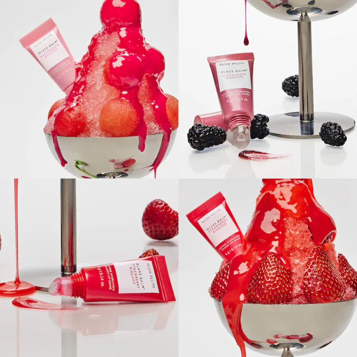 Glow Recipe
Mini Glass Balm Lip Collection Gift Set