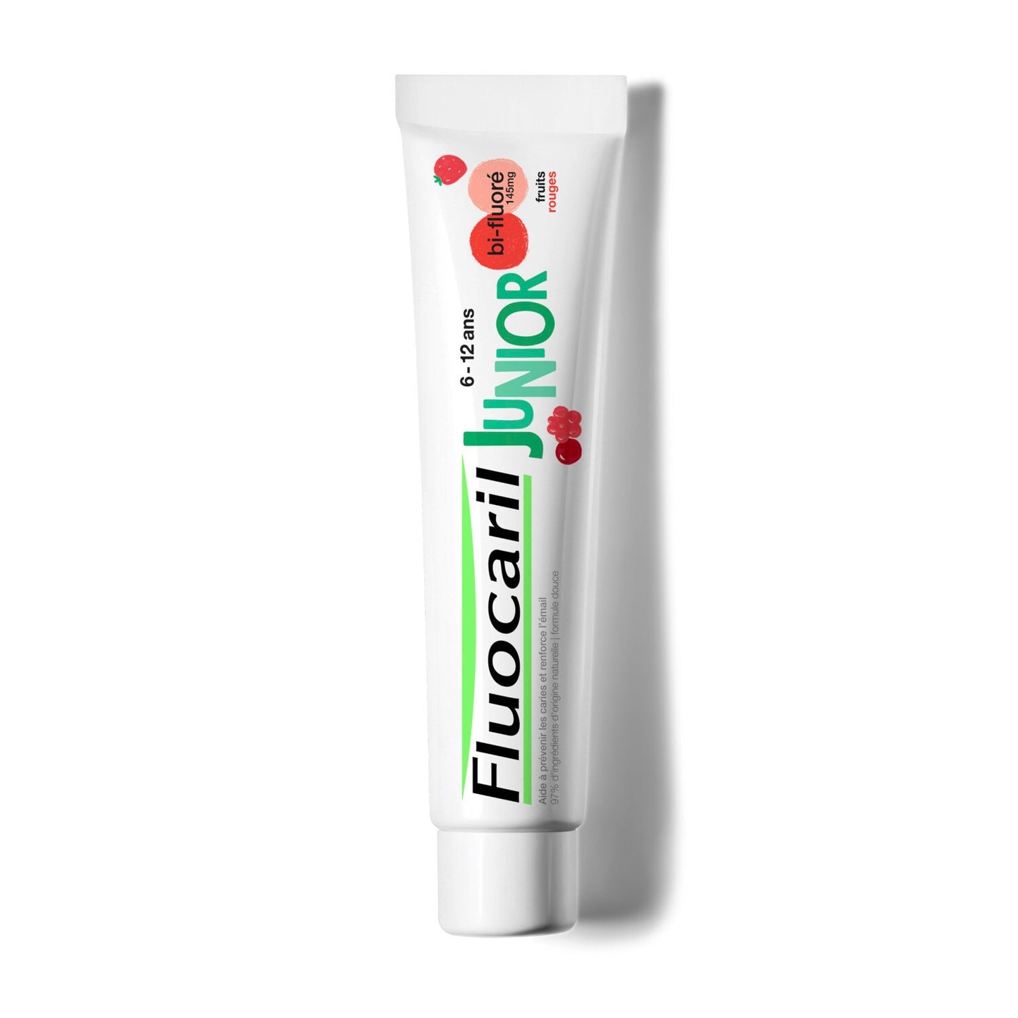 Fluocaril Junior toothpaste 6-12 ans bi-fluoré fruits rouges 75ML
