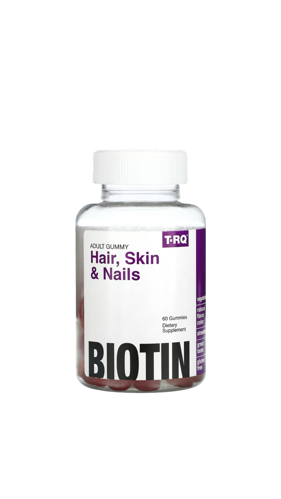 TRQ BIOTIN Hair, Skin & Nails 60 adult Gummies