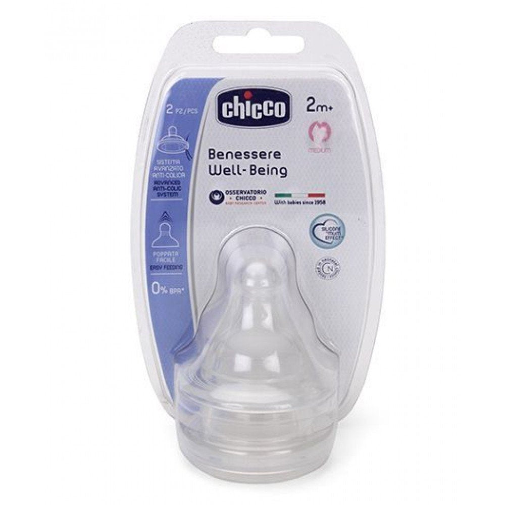 Chicco Nipple well being medium 2m+