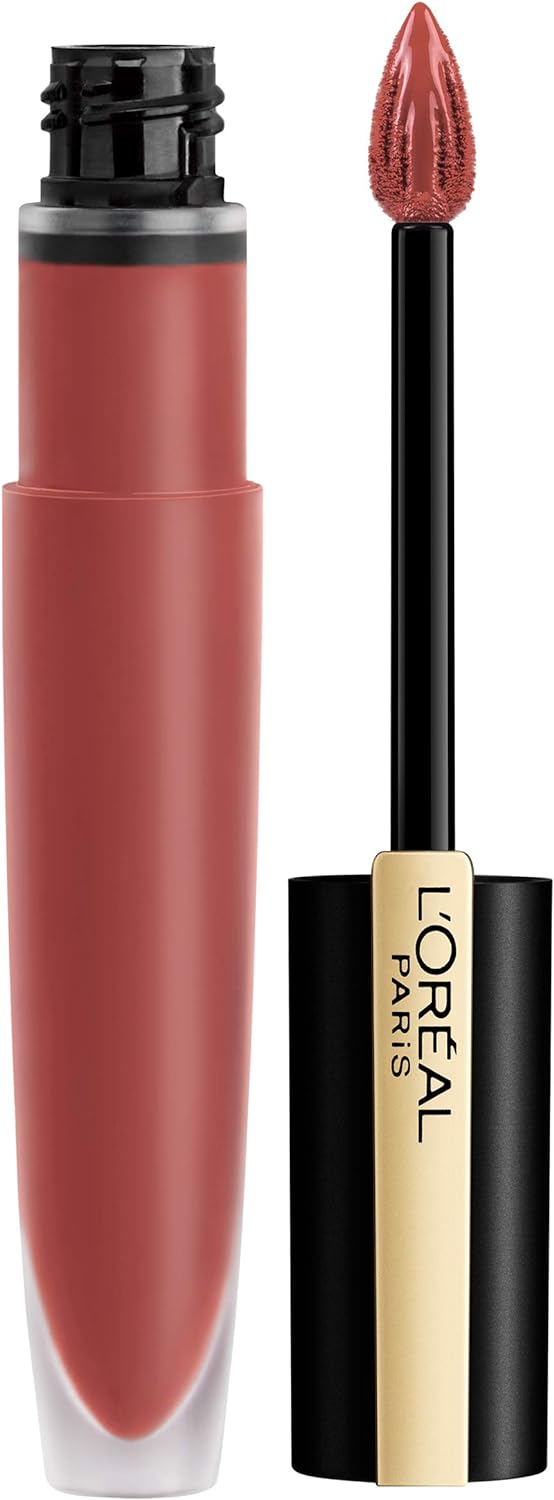 LOREAL Paris Matte Lipstick Rouge Signature, 444 I Lead