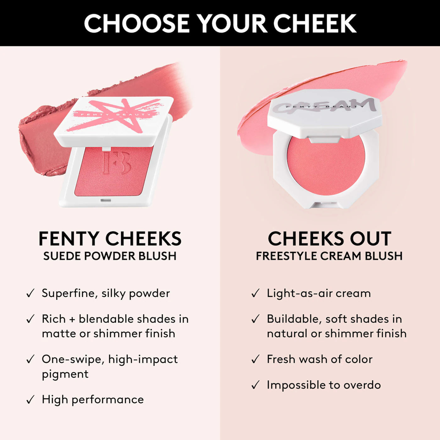 FENTY BEAUTY Cheeks Out Freestyle Cream Blush