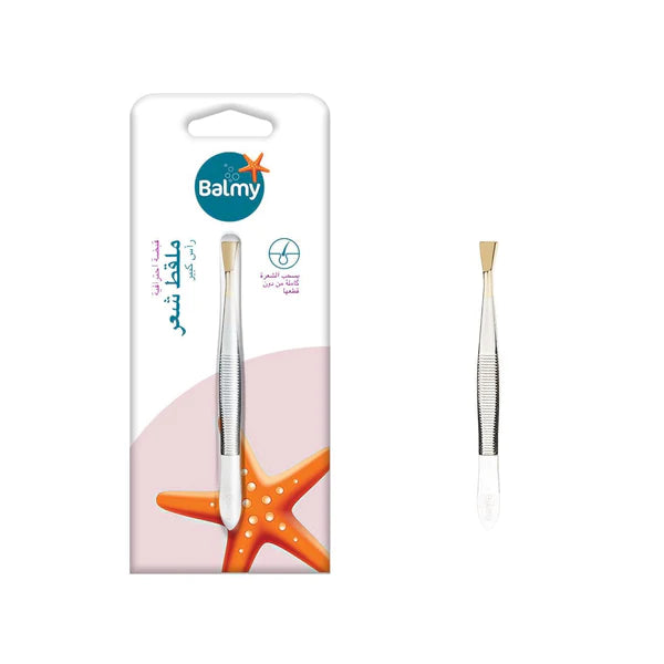 Balmy Natural tweezer broad tip 06463