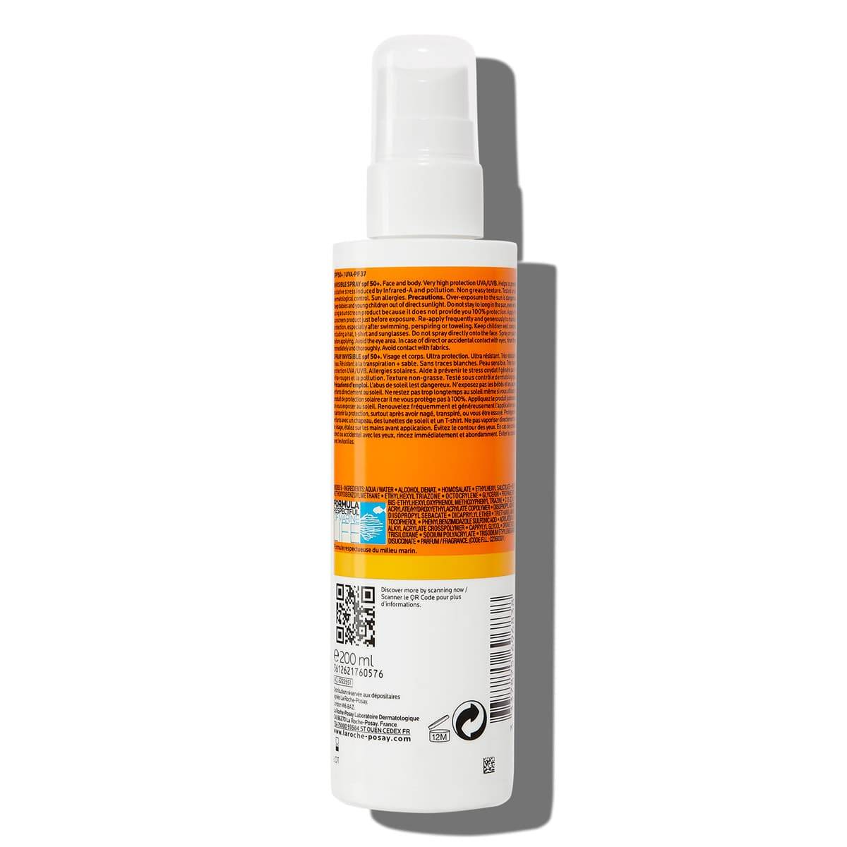 LRP ANTHELIOS INVISIBLE ULTRA PROTECTION & RESISTANT SPRAY 200ML