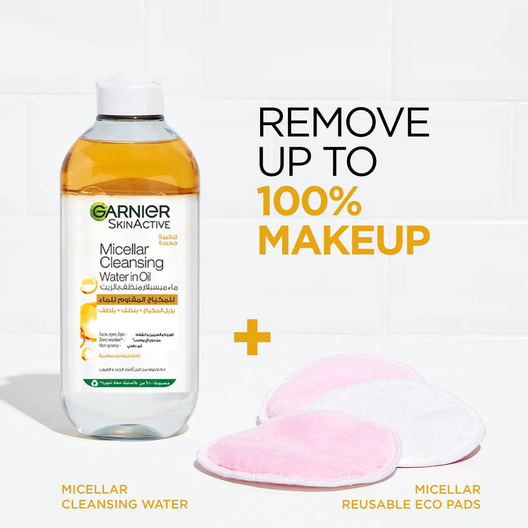 Garnier Micellar Water Oil-Infused Facial Cleanser and Waterproof Makeup Remover (2 sizes)