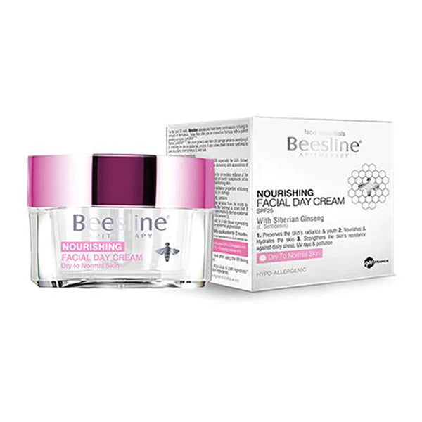 Beesline Nourishing facial day cream SPF25 dry to normal skin 50ml