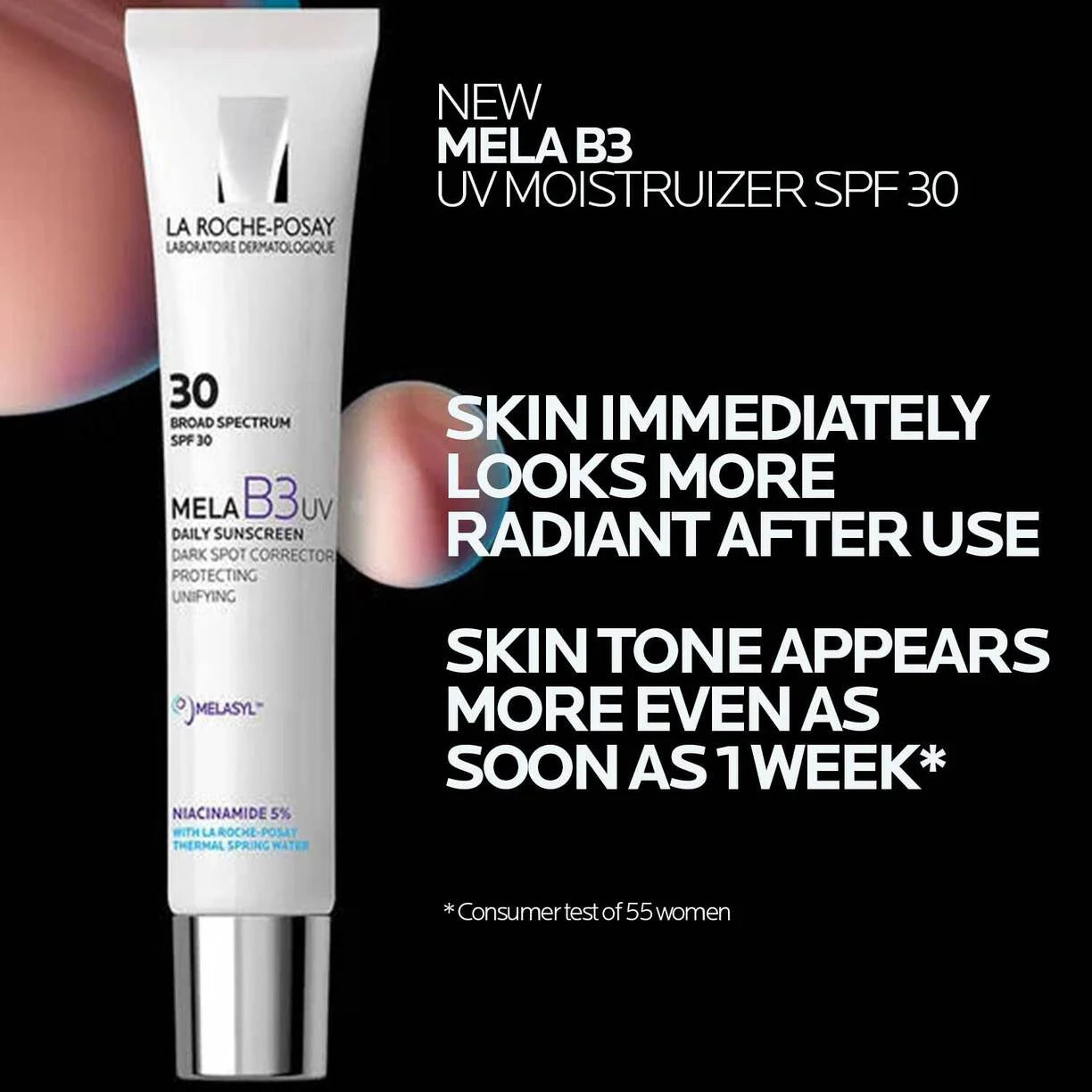 LRP MELA B3 UV DAILY MOISTURIZER SPF 30 WITH MELASYL™ + NIACINAMIDE