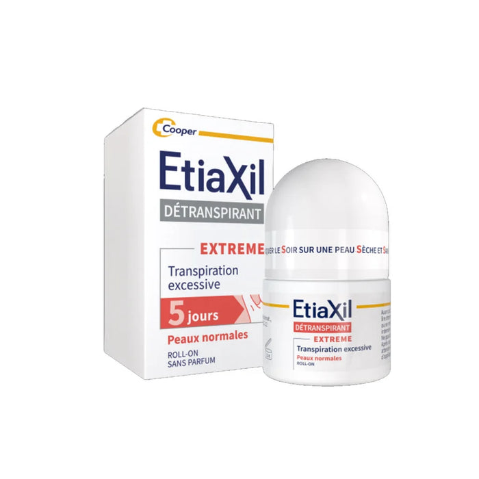 ETIAXIL Detranspirant Extreme Peaux Normales Roll-On 15ml