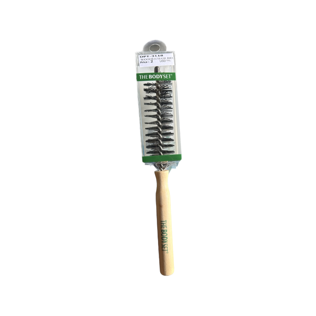 The body set wooden hair brush OPT3118