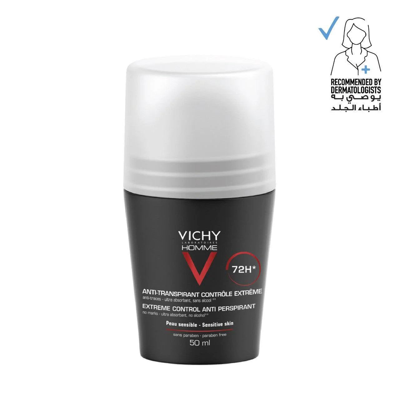 VICHY Homme Extreme Control 72hour Anti-Perspirant Deodorant