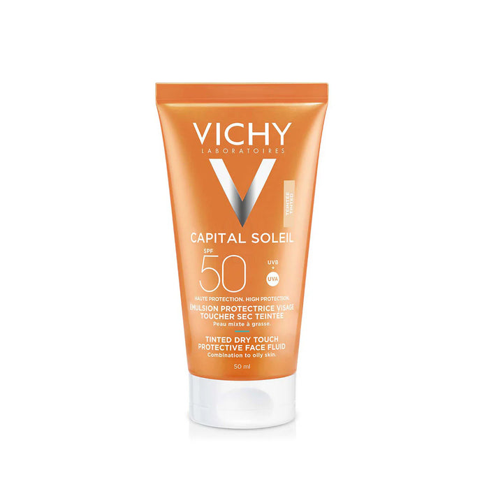 VICHY Capital Soleil Tinted Dry Touch Protective Face Fluid SPF50 50ml
