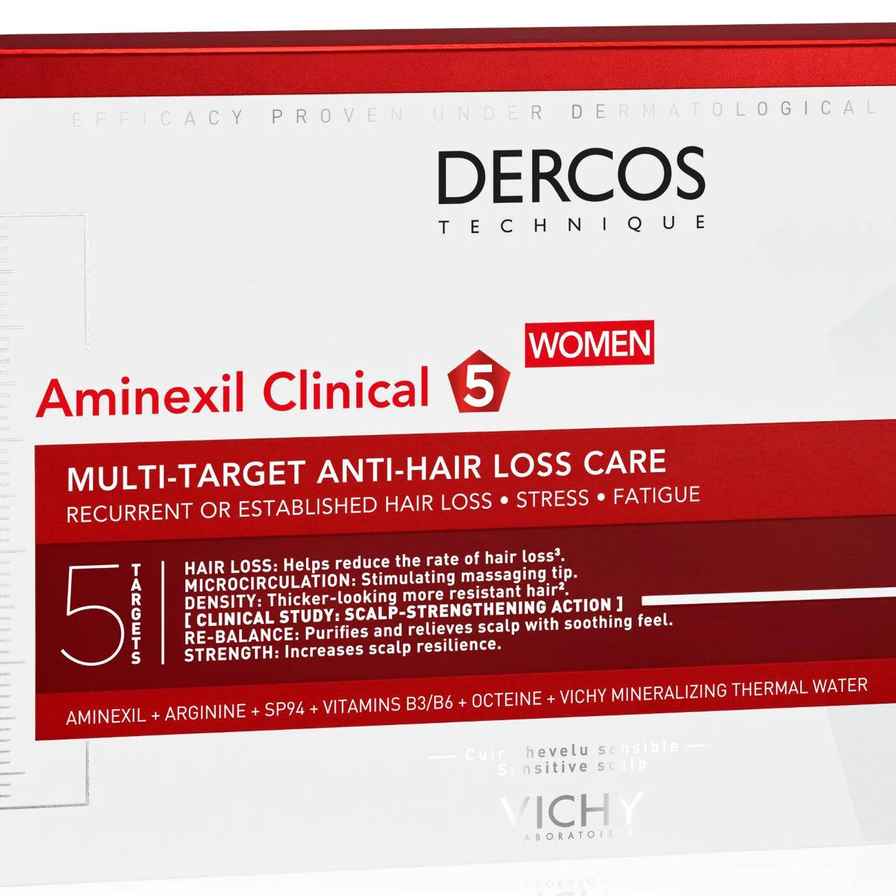 VICHY Dercos Aminexil Clinical 5 Women - 21 Monodoses