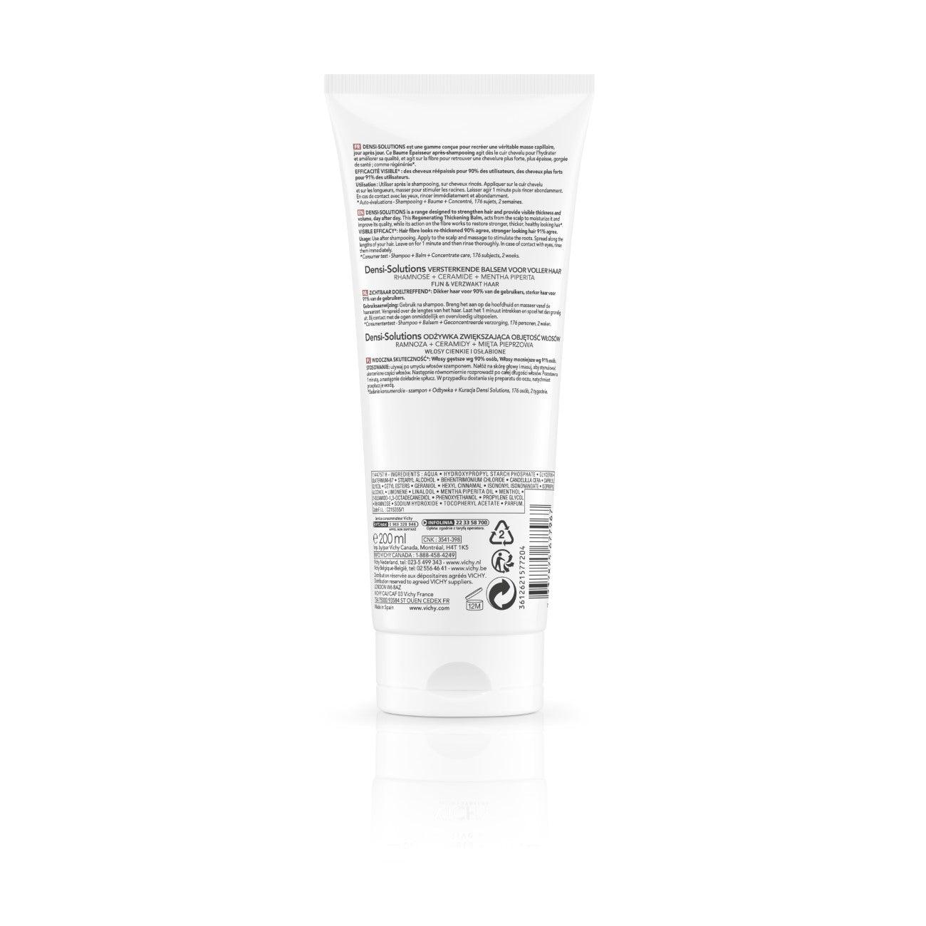 VICHY Dercos Densi-Solutions Restoring Thickening Balm 150ml