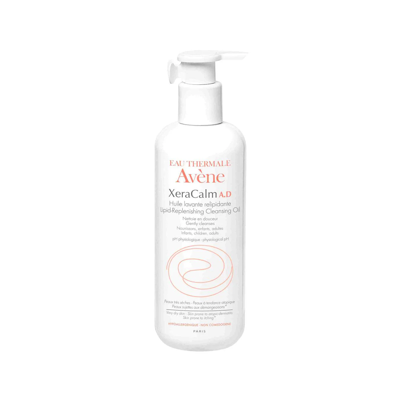 AVENE XeraCalm A.D Lipid Replenishing Cleansing Oil for Very Dry Skin Prone to Atopic Dermatitis or Itching