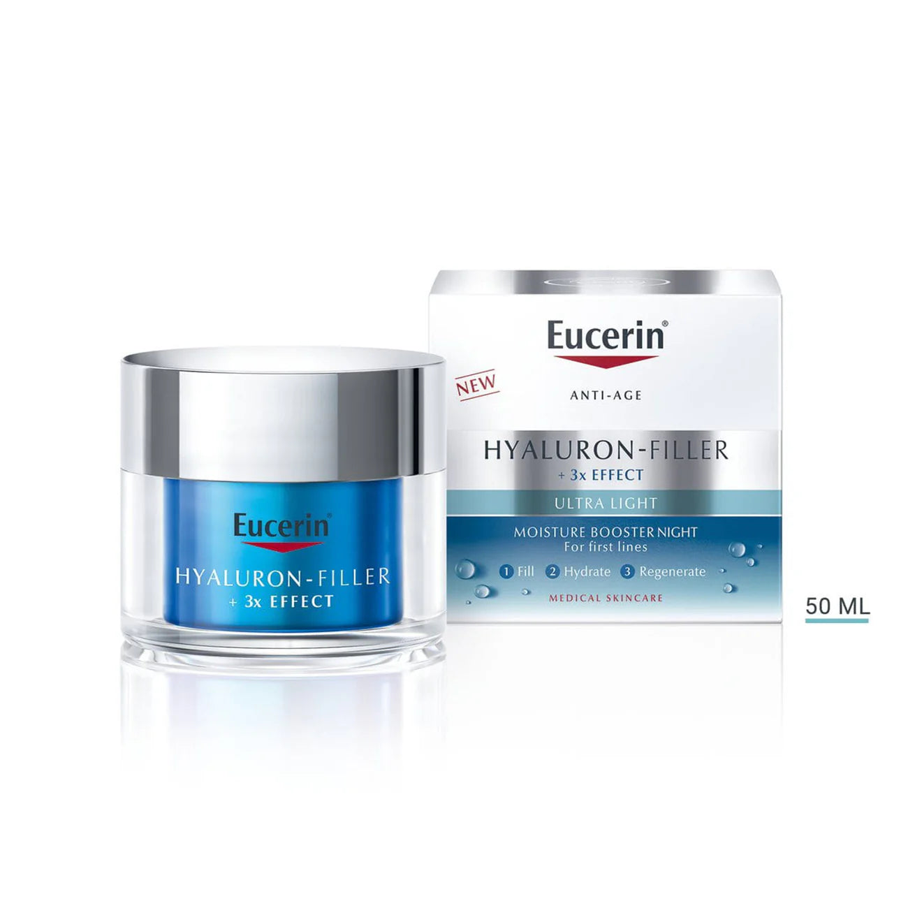 EUCERIN Hyaluron-Filler + 3x Effect Moisture Booster Night