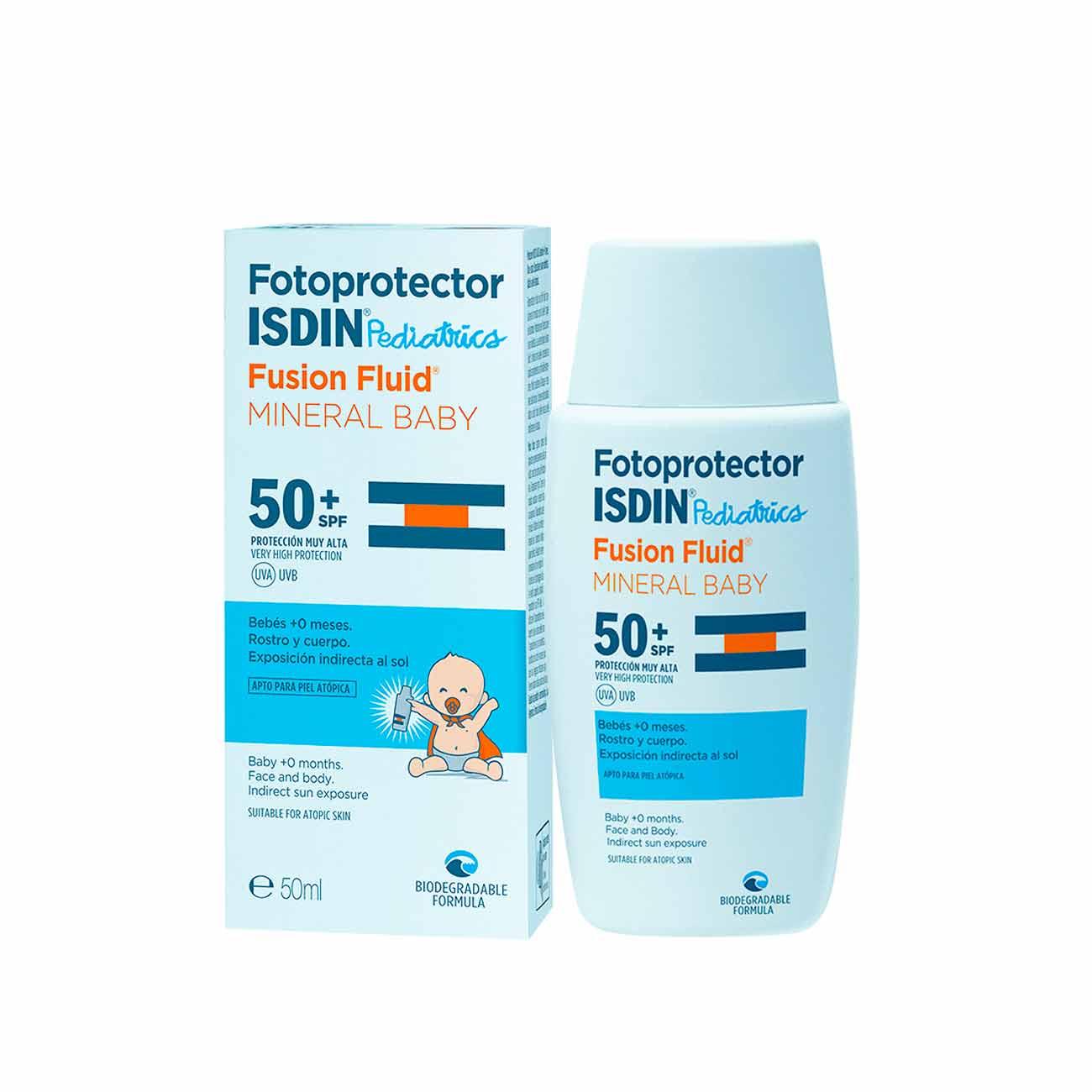 ISDIN Fotoprotector Pediatrics Fusion Fluid Mineral Baby SPF50+