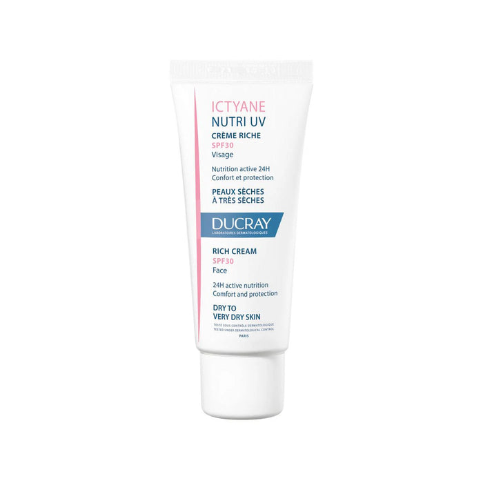 DUCRAY Ictyane Nutri UV Rich Face Cream SPF30