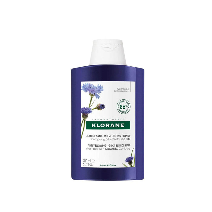 KLORANE Anti-Yellowing Shampoo with Centaury - White or Gray Hair