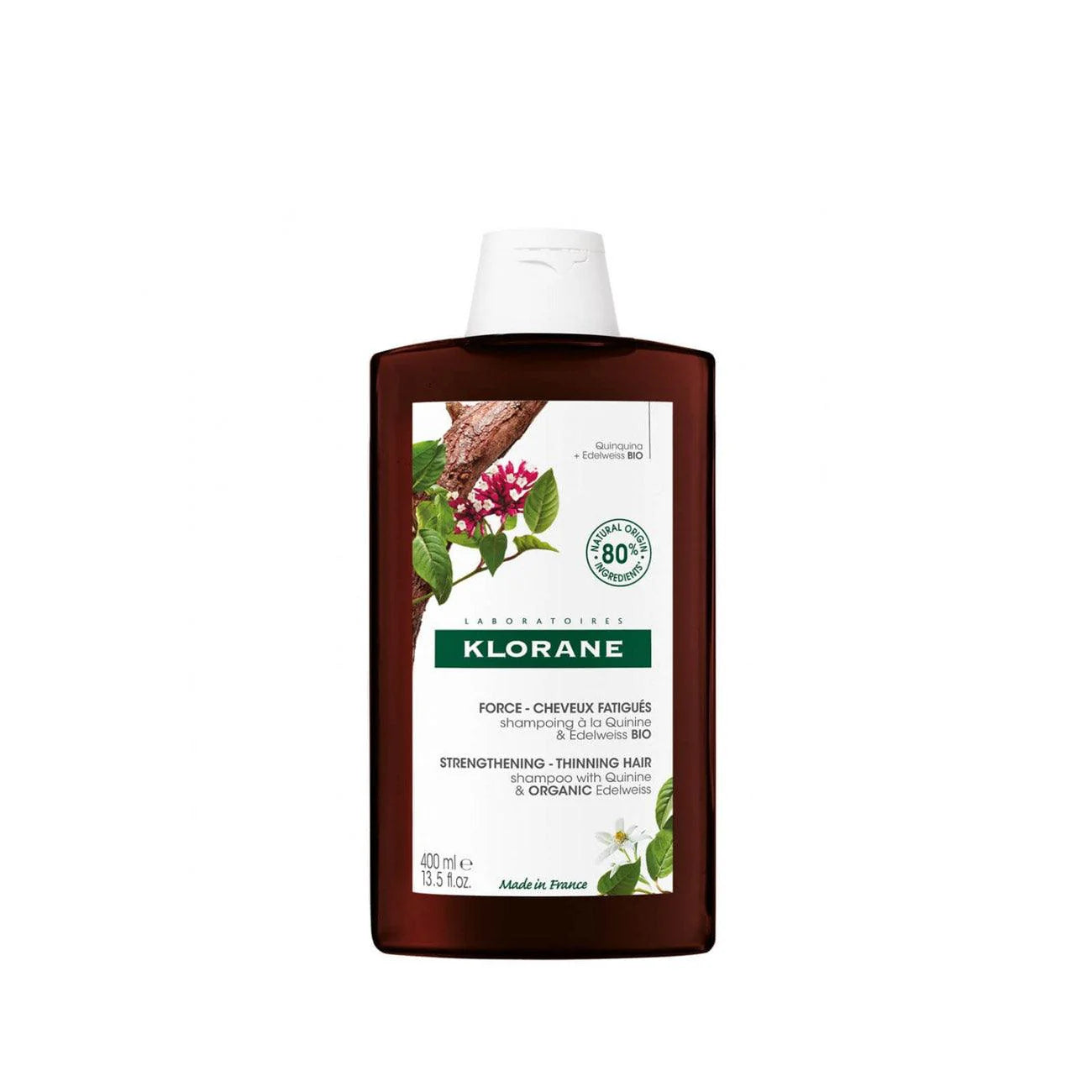 KLORANE Strengthening & Revitalizing Shampoo with Quinine and B Vitamins - Hair Loss - Thinning Hair