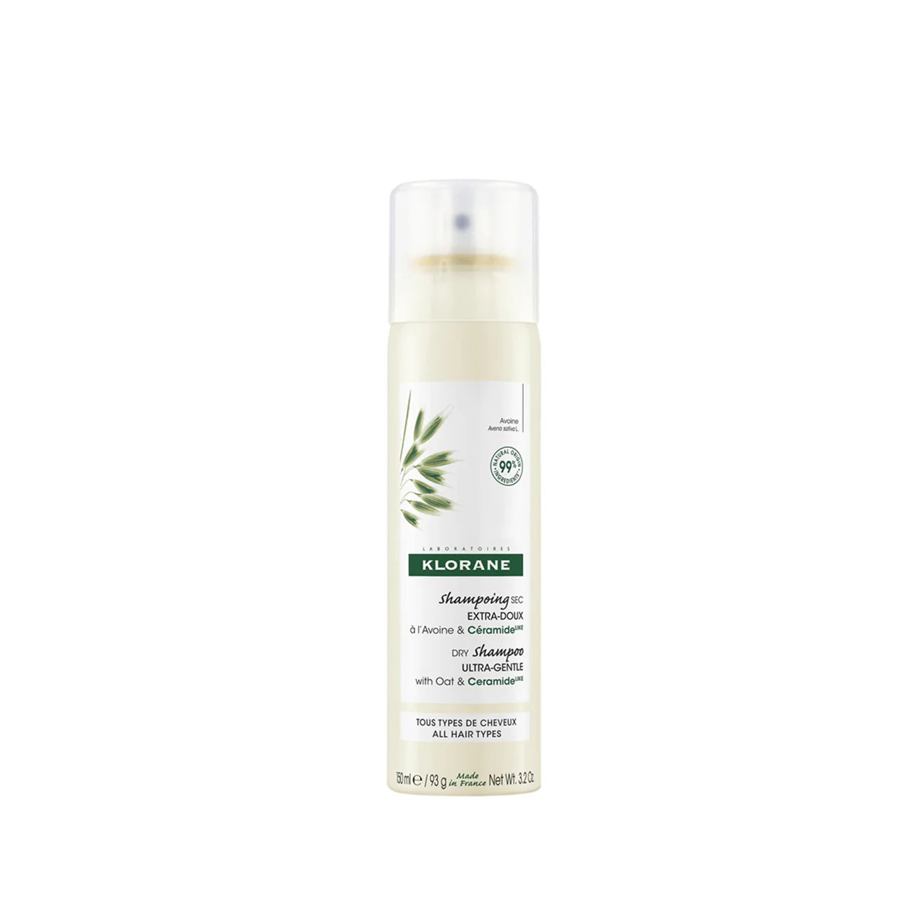KLORANE Dry Shampoo with Oat Milk - All Hair Types