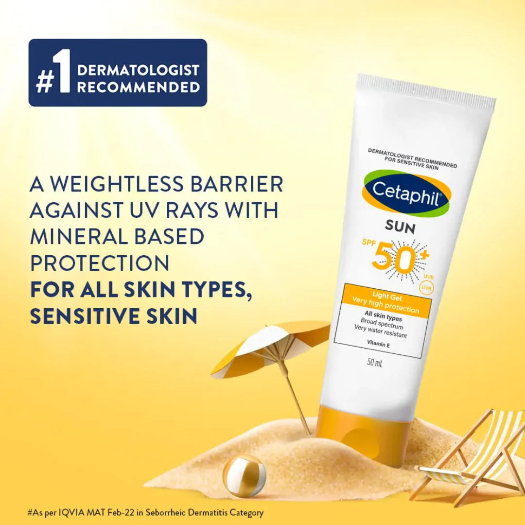 CETAPHIL Light Gel Sunscreen - Very High Protection SPF50