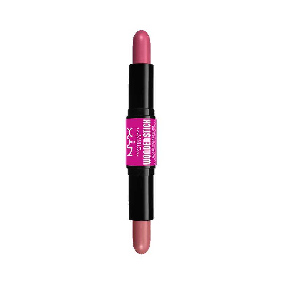 NYX Wonder Stick Dual Ended Cream Blush Stick, Light Peach