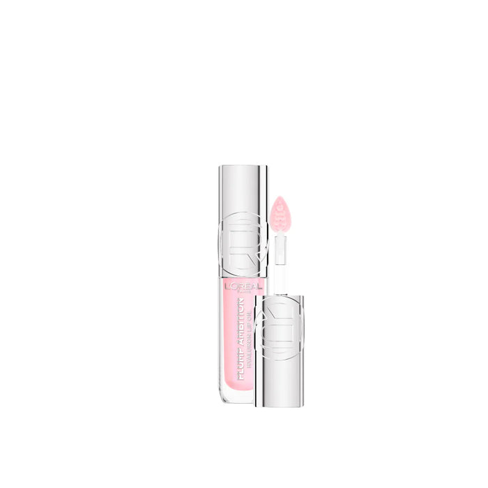 L'Oréal Paris Plump Ambition Hyaluron Lip Oil, 24HR Hydration and Volumizing Shine
