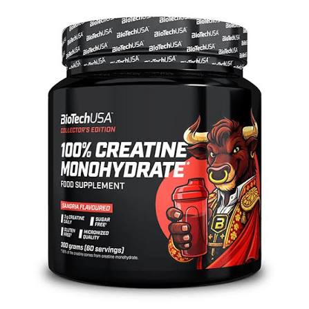 BIOTECH USA 100% Micronized Creatine Monohydrate Flavored Sangria