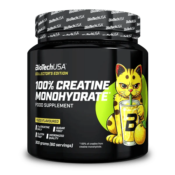 BIOTECH USA 100% Micronized Creatine Monohydrate Flavored Yuzu