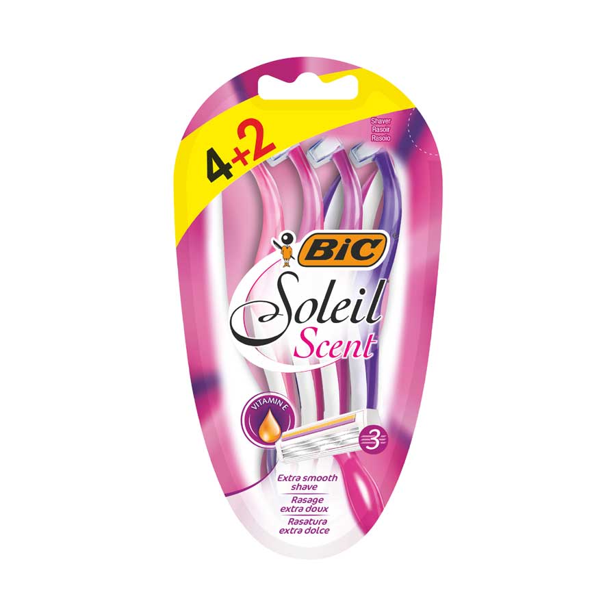 Bic Soleil Scent razors 4+2