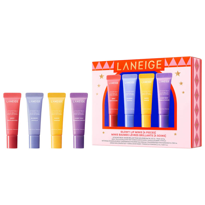 LANEIGE Glowy Lip Minis Lip Treatment Gift Set