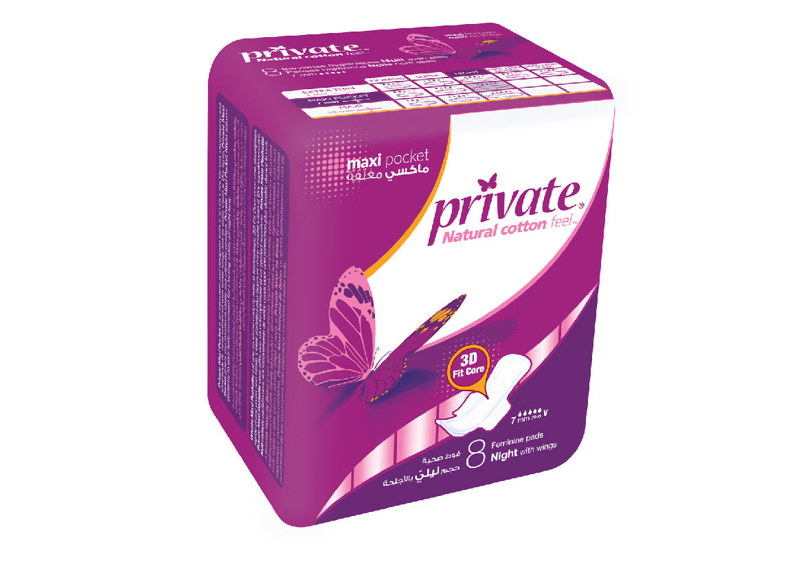Private maxi pocket pad Night 8'S