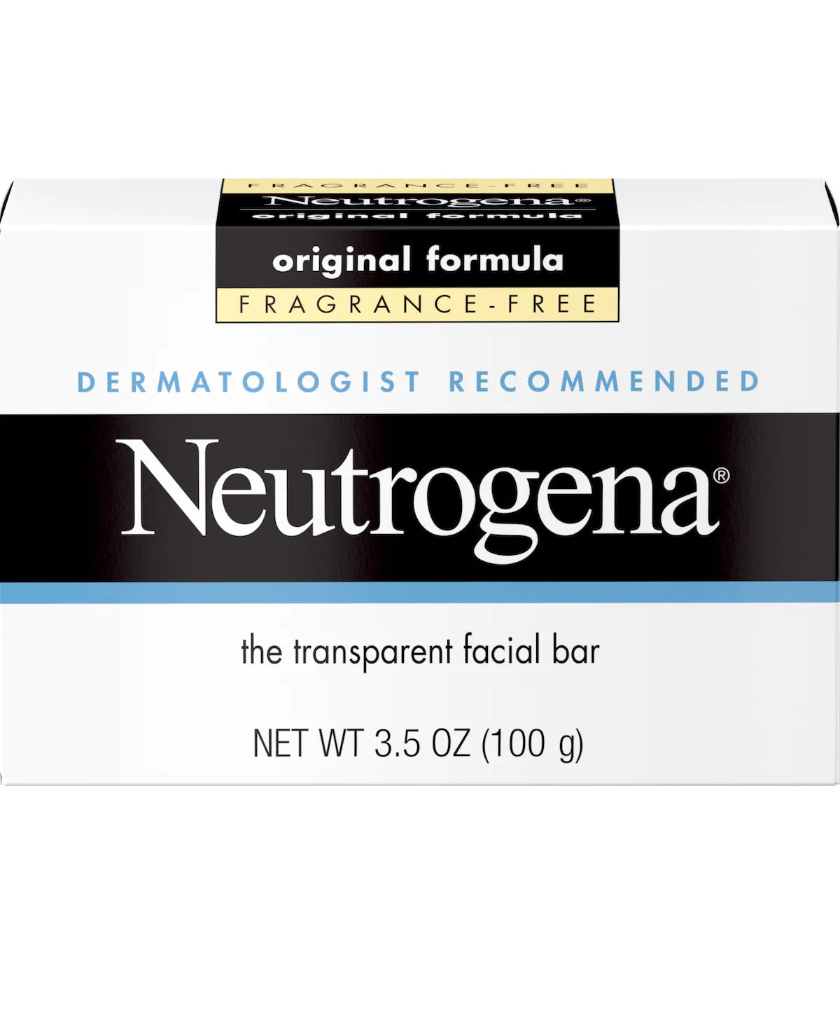 Neutrogena Original Amber Bar Facial Cleansing Bar