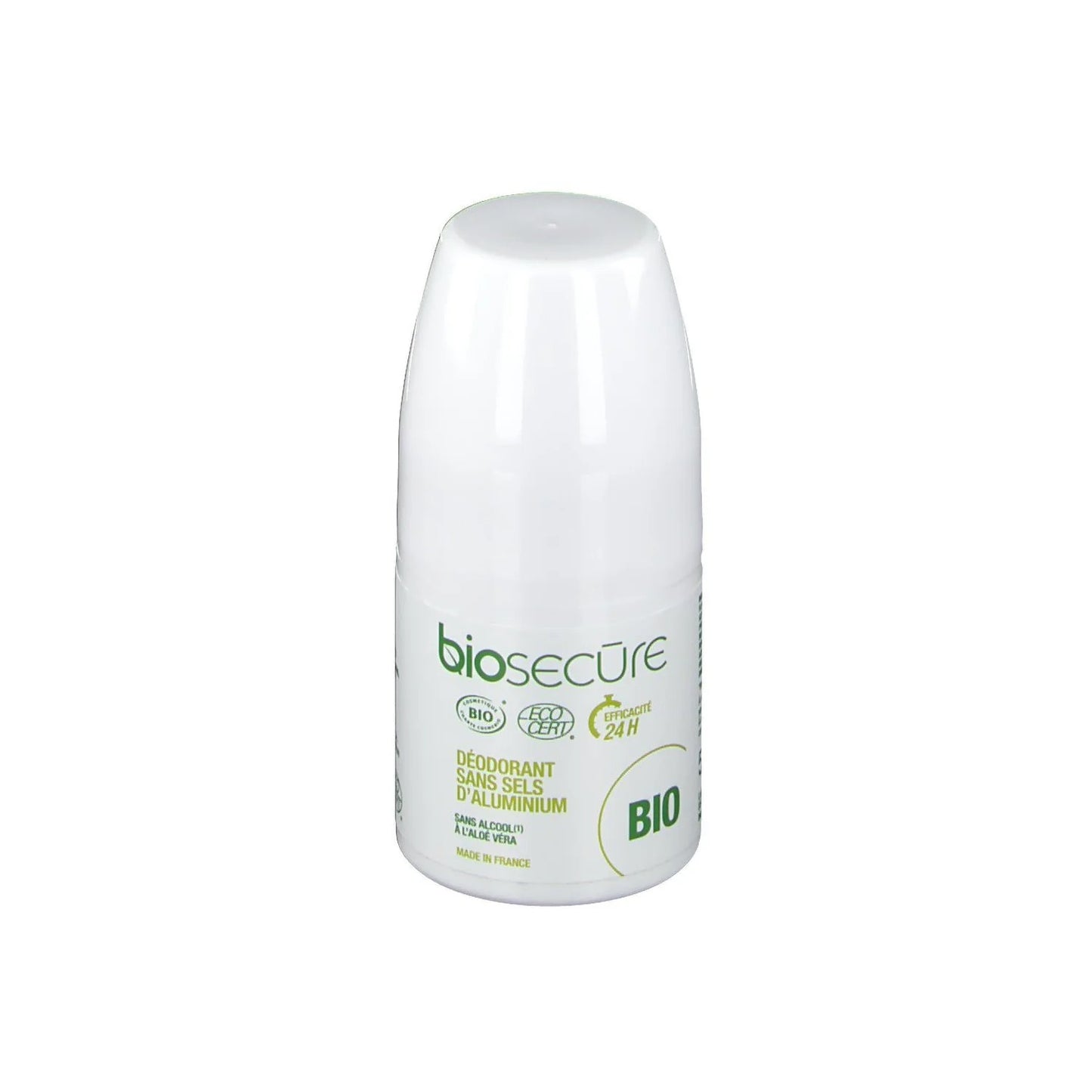 Biosecure déodorant sans sels d'aluminum roll on
