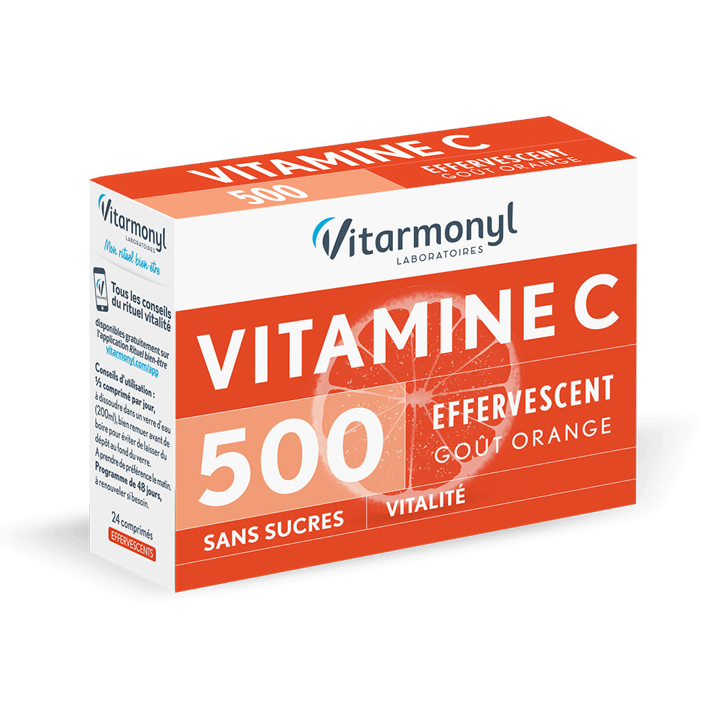 Vitarmonyl Vitamine C sans sucre 24 effervescents