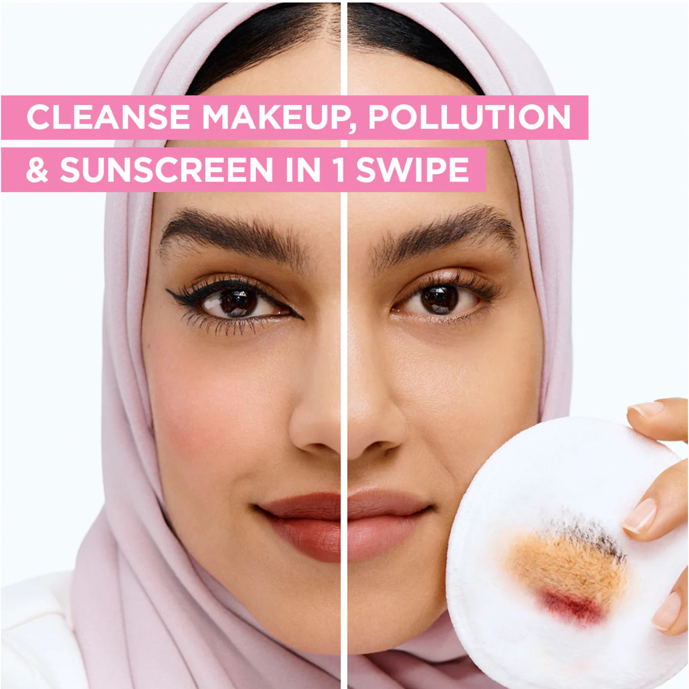 Garnier Micellar Water Facial Cleanser and Makeup Remover Pink for Sensitive Skin