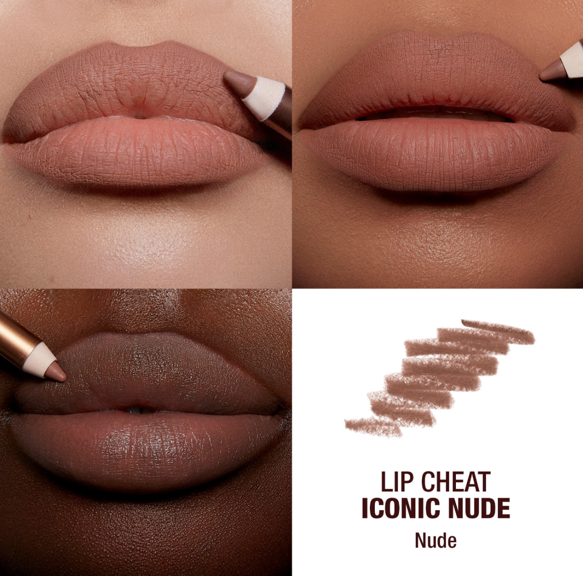CHARLOTTE TILBURY Mini Iconic Lip Cheat Lip Liner Trio