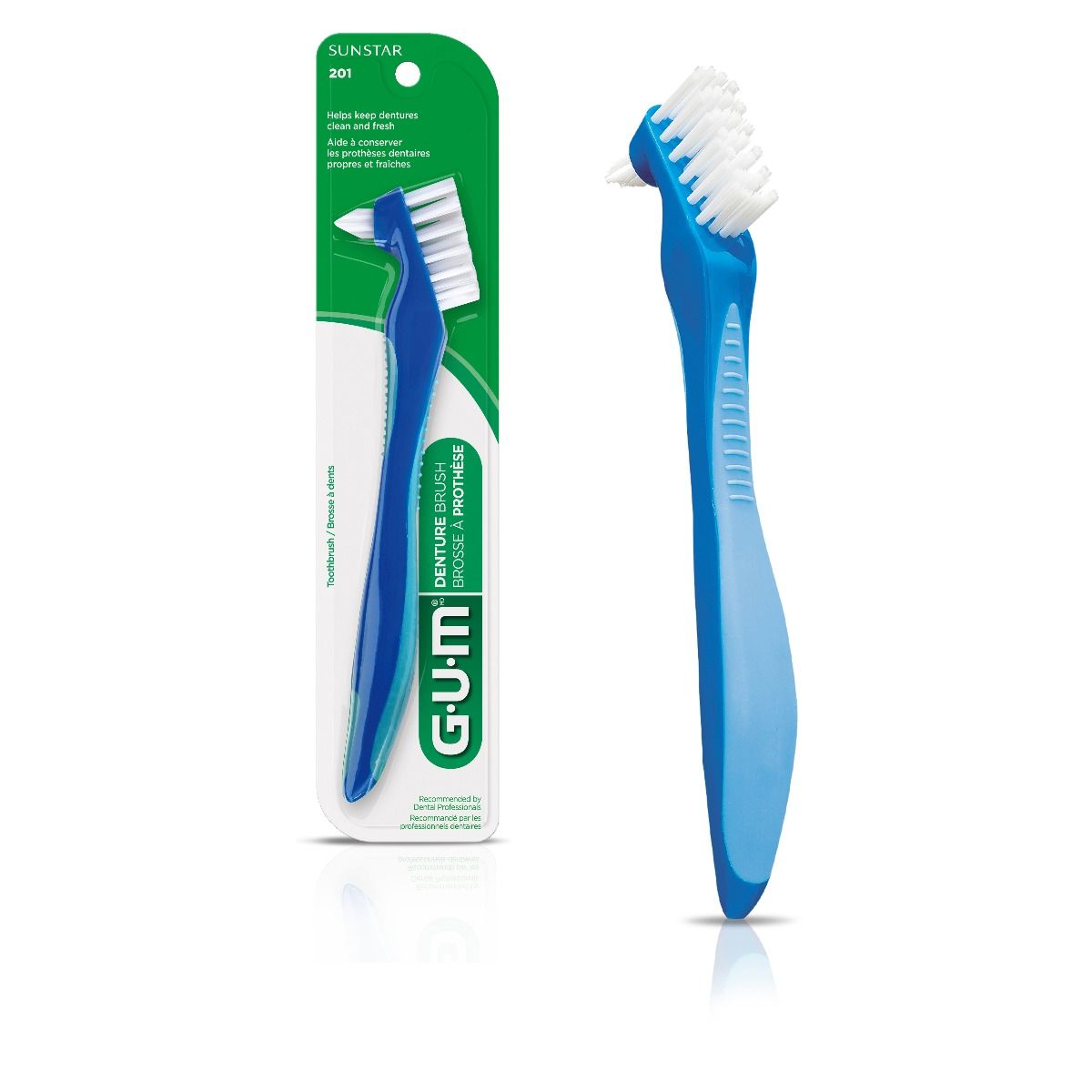 GUM Denture Brush 201