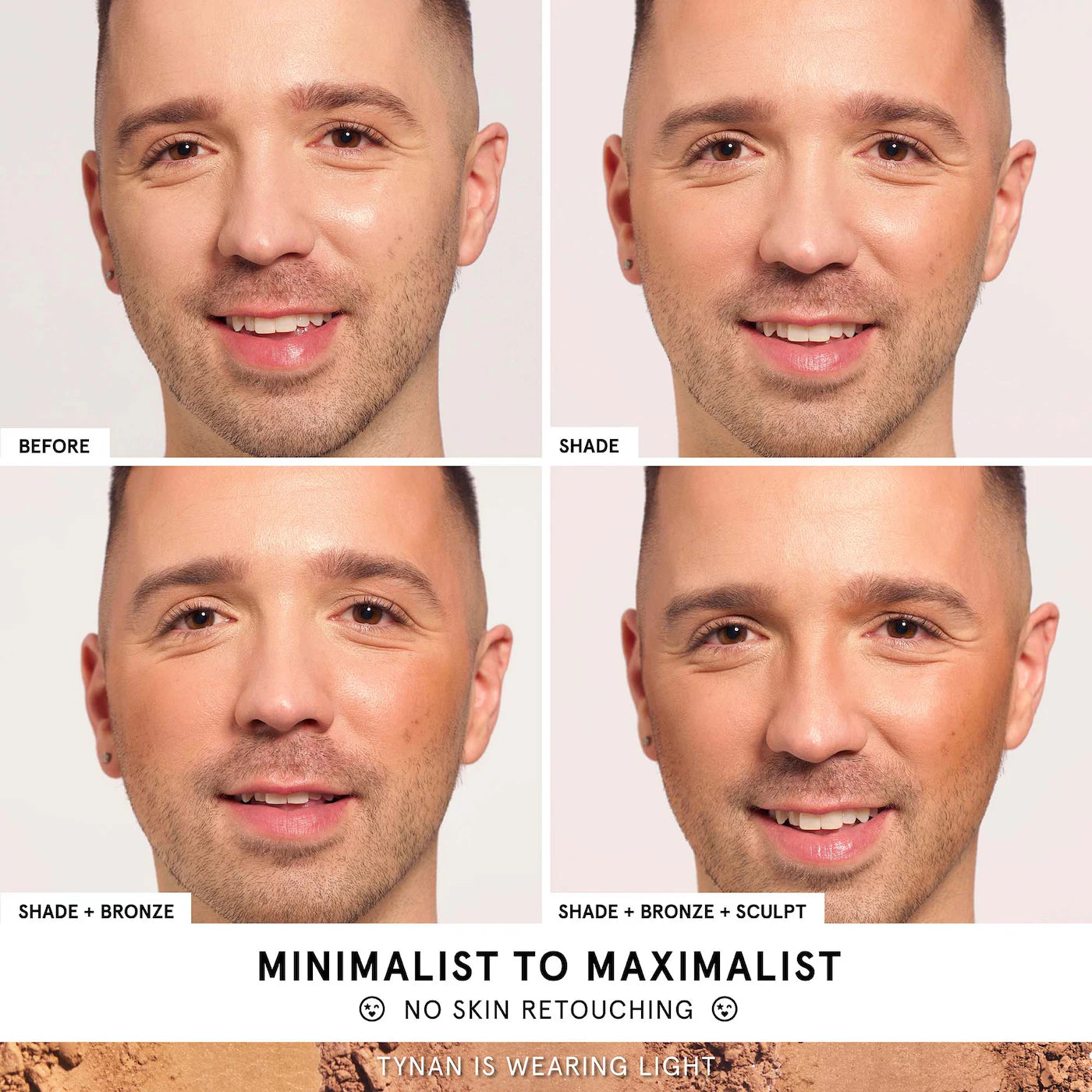 ONE/SIZE Made for Shade Bronze & Sculpt Trio Palette