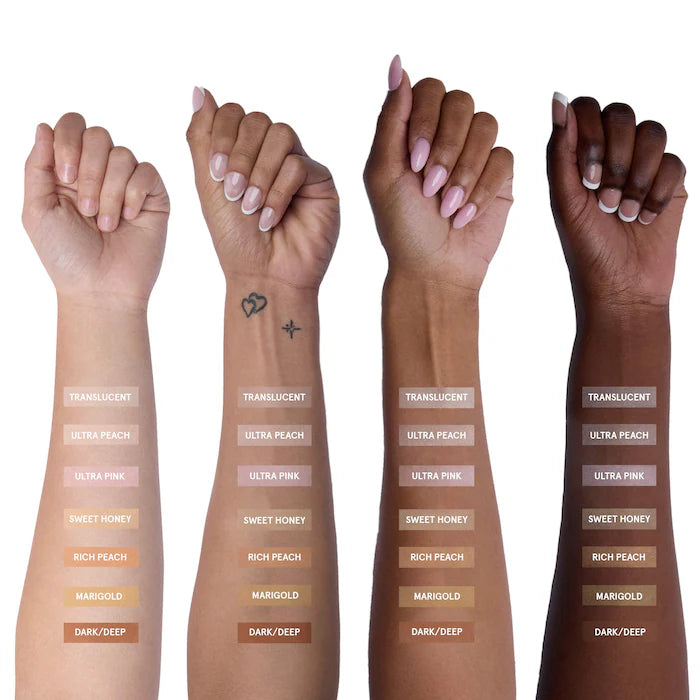 ONE/SIZE by Patrick Starrr 
Ultimate Blurring Setting Powder Blurred & Bright