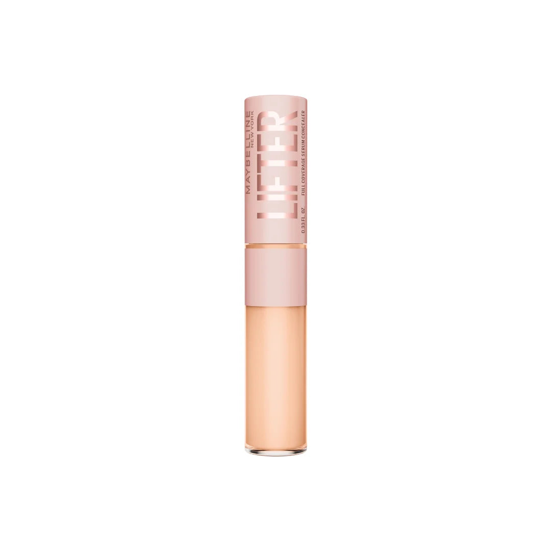 Maybelline Lifter Serum Concealer, Full Coverage, Includes 2% Peptides + Caffeine to Hydrate & Brighten Under Eyes