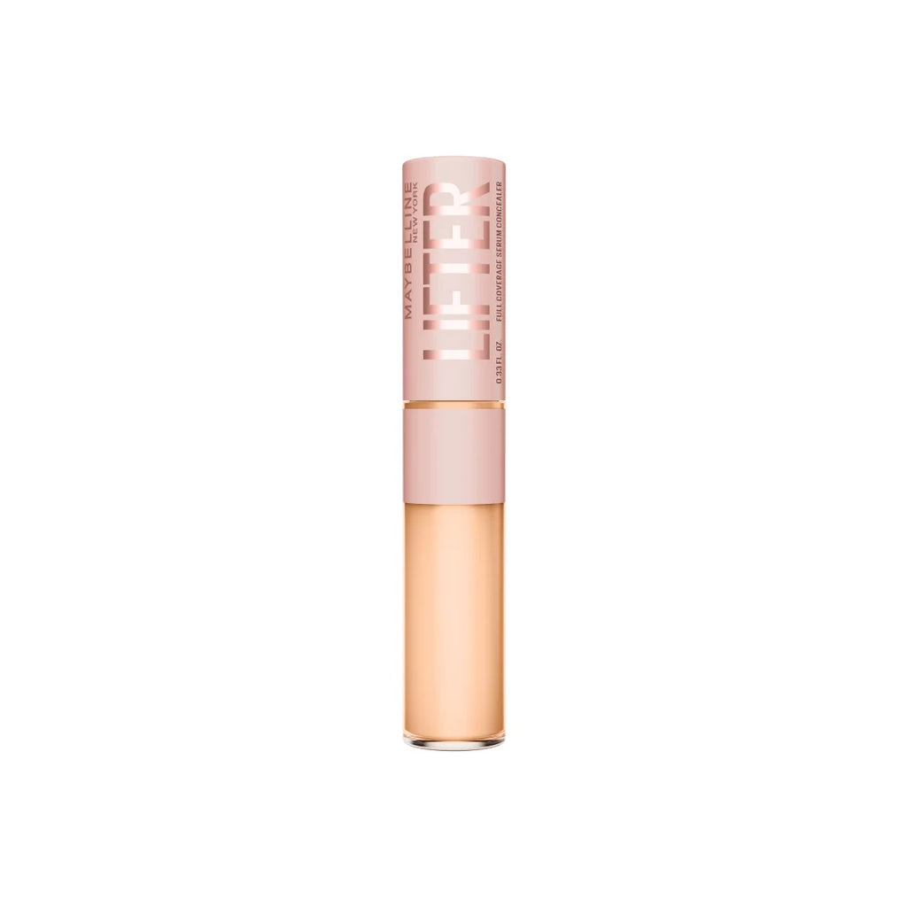 Maybelline Lifter Serum Concealer, Full Coverage, Includes 2% Peptides + Caffeine to Hydrate & Brighten Under Eyes