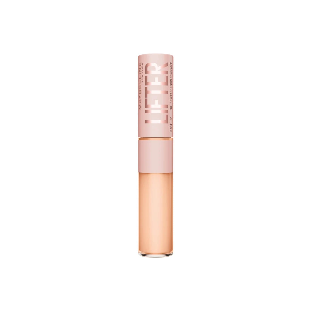 Maybelline Lifter Serum Concealer, Full Coverage, Includes 2% Peptides + Caffeine to Hydrate & Brighten Under Eyes
