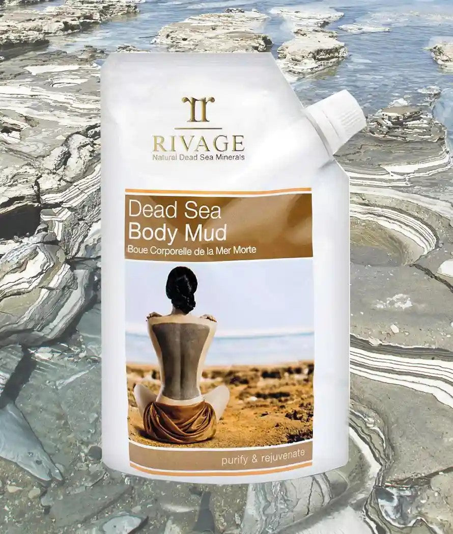 RIVAGE Dead Sea Body Mud Mask – Pouch 500g