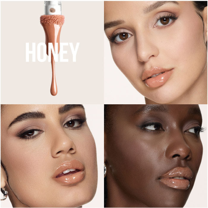 HUDA BEAUTY Faux Filler Shine Lip Gloss