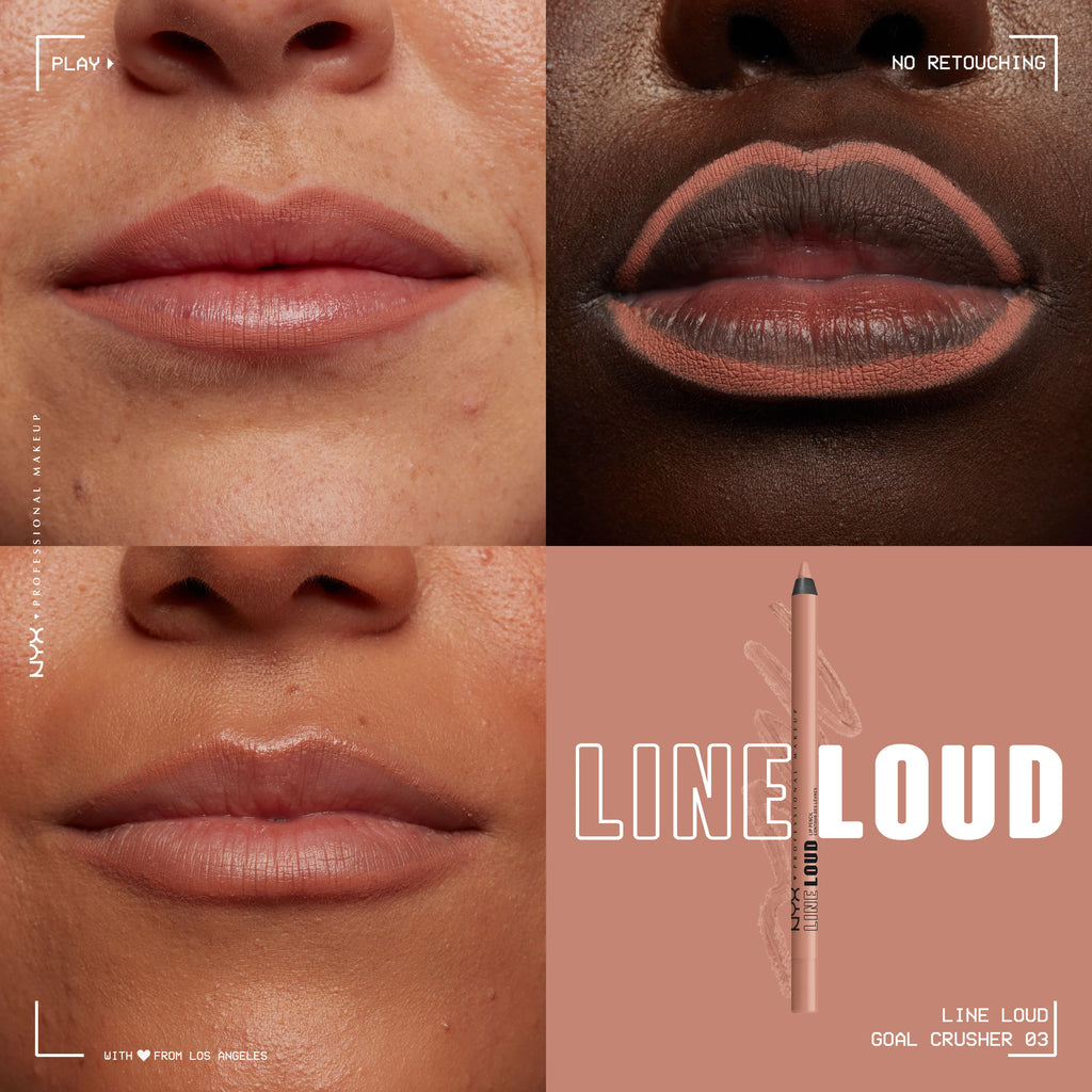 NYX Line Loud Longwear Lip Pencil, Goal Crusher